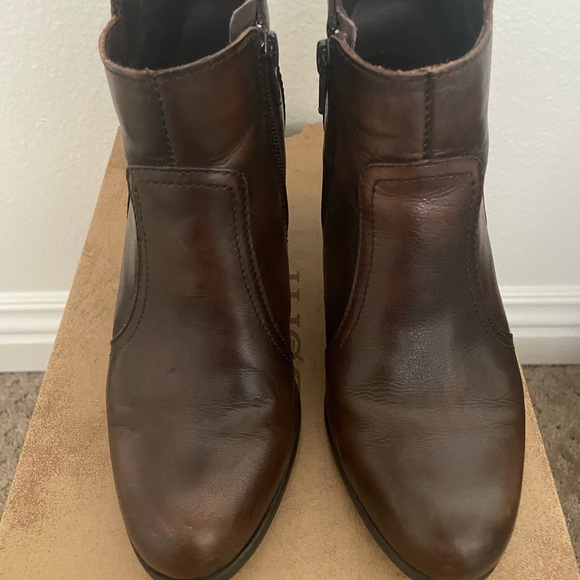 BORN Claire Brown leather ankle boots - Picture 3 of 8